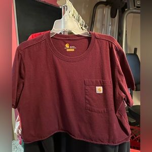 Cropped carharrt tee